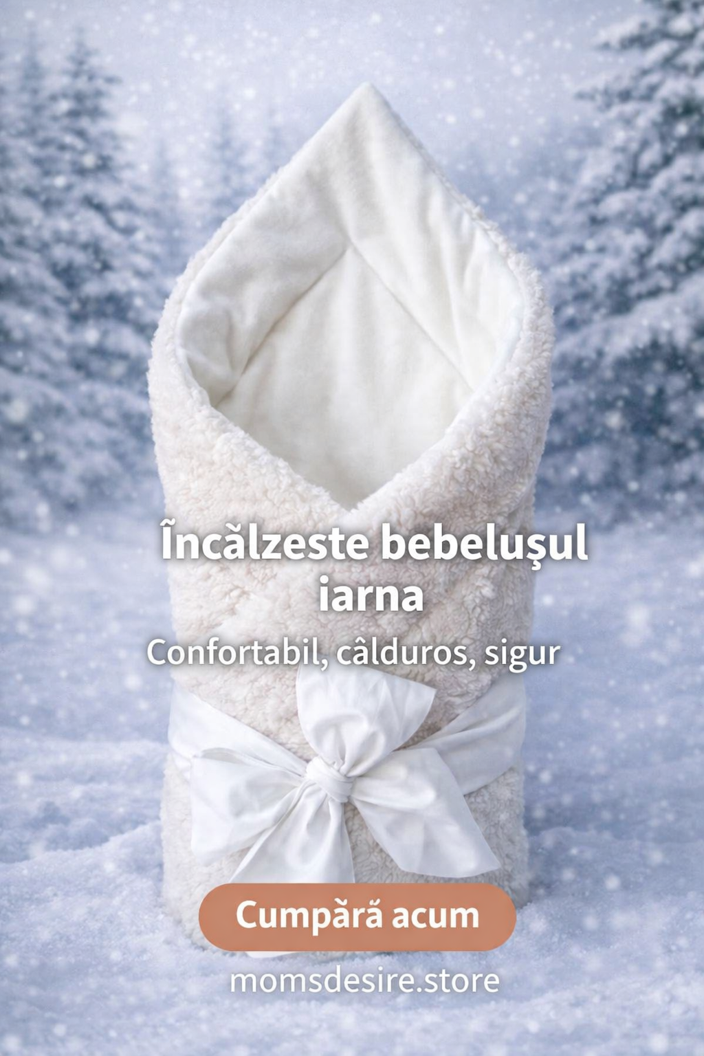 Pătură perfectă pentru bebeluși de iarnă — Pătură caldă pentru nou-născuți, îndrăgită de părinți