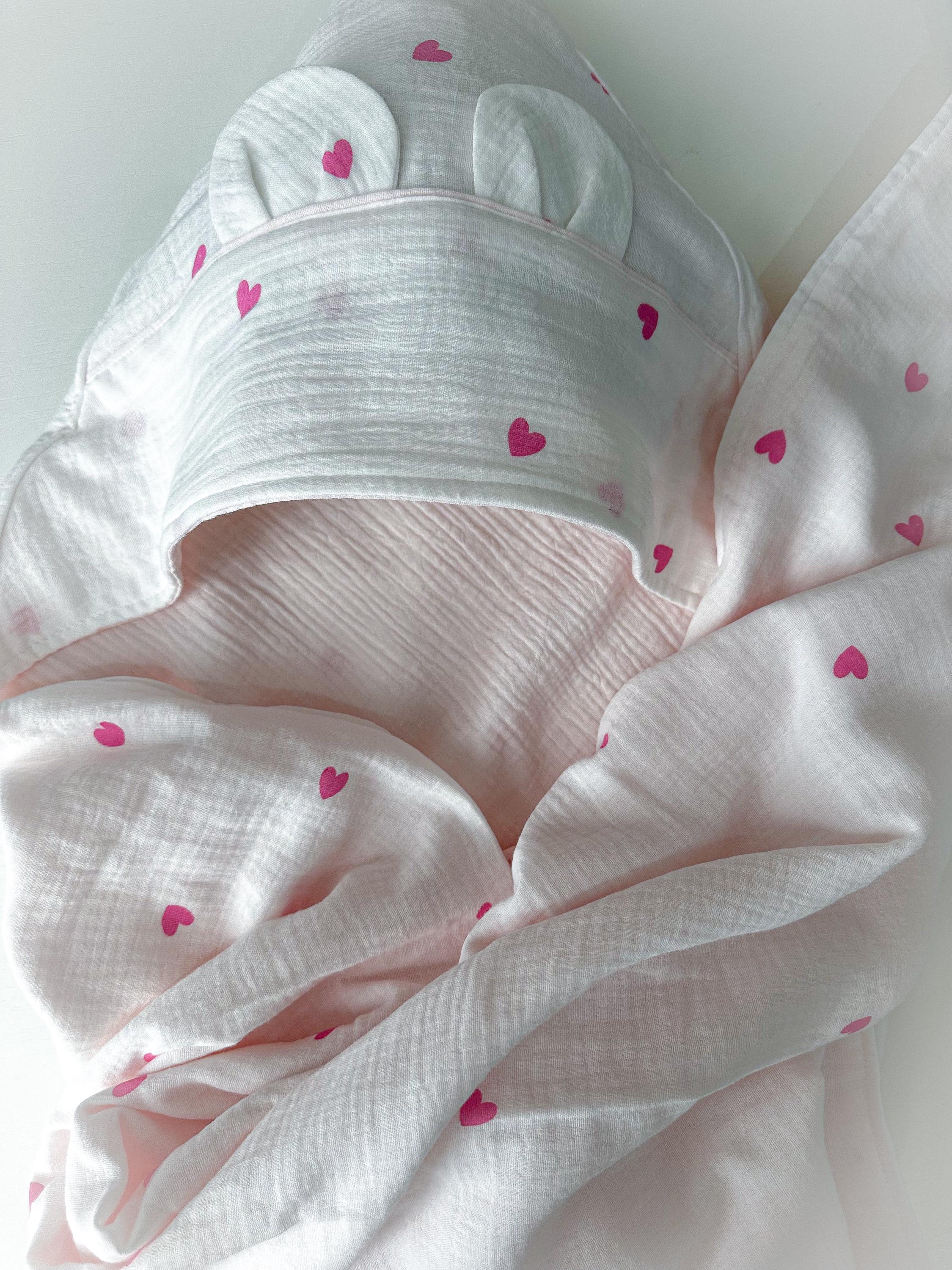 Organic Hypoallergenic Muslin Baby Swaddle Towel — Gentle, Non-Irritating, Soft