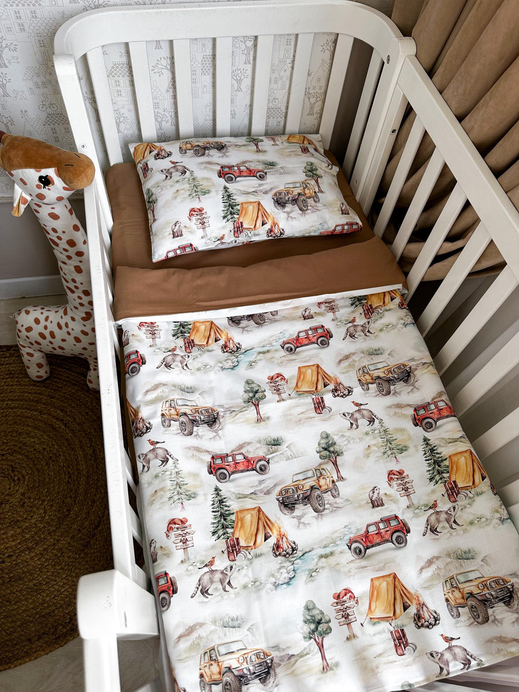 Handmade Premium Cotton Baby Crib Bedding Set